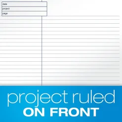 Notepads|TOPS Docket Gold Notepads, 8.5" x 11.75", Quad, White, 40 Sheets/Pad, 4 Pads/Pack (TOP 77102)