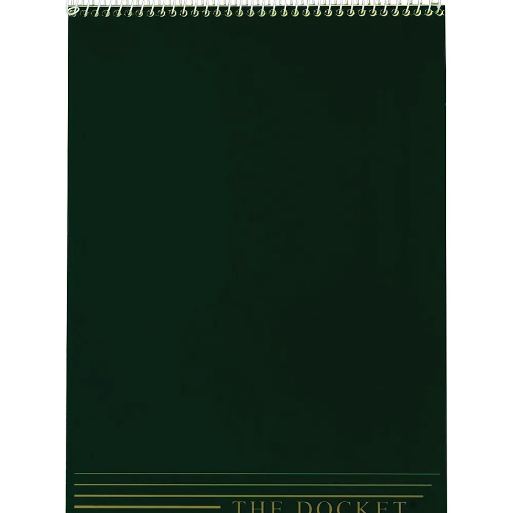 Notepads|TOPS Docket Notepad, 8.5" x 11.75", Wide Ruled, Canary, 70 Sheets/Pad (63621)