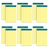 Notepads|TOPS Docket Notepads, 5" x 8", Narrow Ruled, Canary, 50 Sheets/Pad, 12 Pads/Pack (TOP 63350)