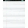 Notepads|TOPS Docket Writing Pad, 8-1/2" x 11-3/4", Legal Ruled, White, 50 Sheets/Pad (63416)