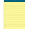 Notepads|TOPS Double Docket Writing Tablet, 8-1/2" x 11-3/4", College Ruled, Canary, 100 Sheets/Pad (63383)