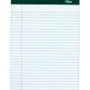 Notepads|TOPS ® Double Docket® Writing Tablet, White, Narrow Ruled, 8 1/2" x 11 3/4", 100 Sheets/Pad, 4/Pk