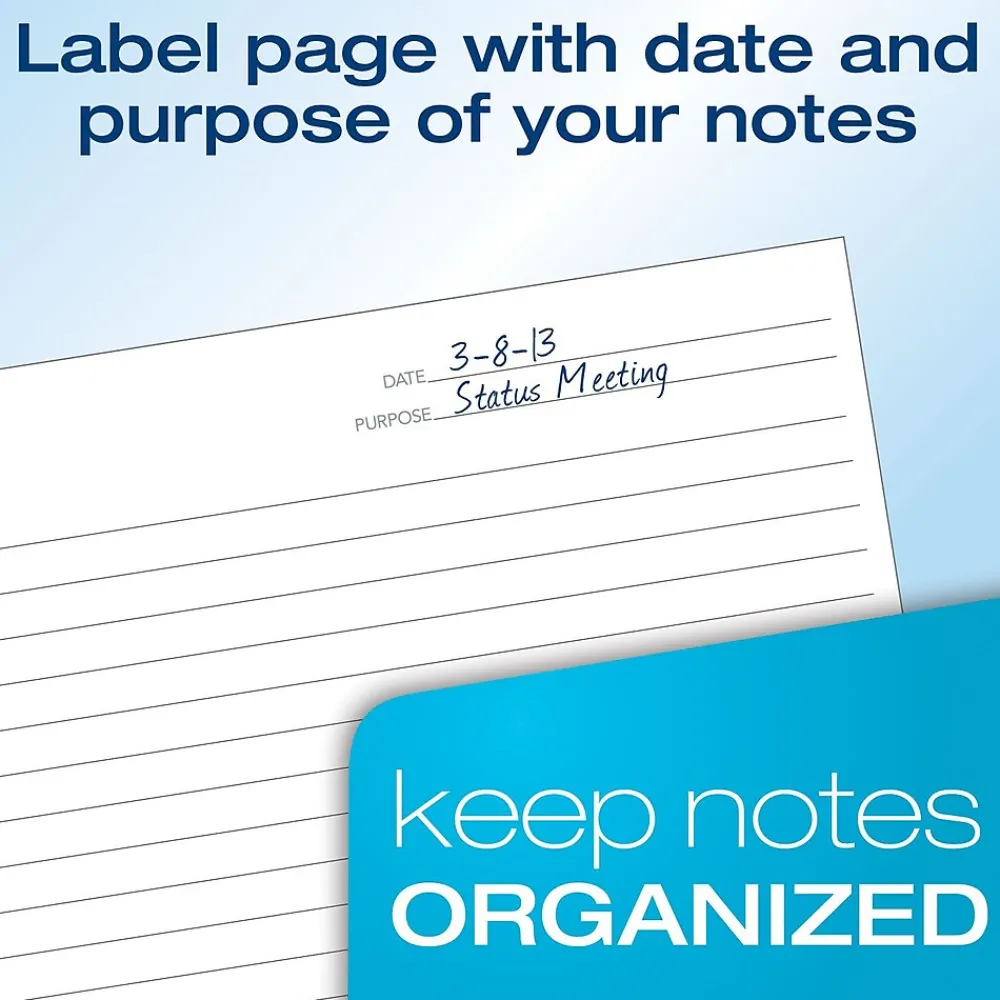 Notepads|TOPS ® FocusNotes® Notepad, 5" x 8", White, 50 Sheets/Pad (77153)