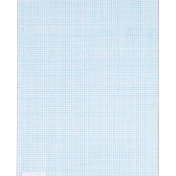 Notepads|TOPS Graph Pad, 8.5" x 11", Graph Ruled, White, 50 Sheets/Pad (33081)