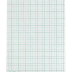 Notepads|TOPS Graph Pad, 8.5" x 11", Graph Ruled, White, 50 Sheets/Pad (35041)