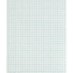 Notepads|TOPS Graph Pad, 8.5" x 11", Graph Ruled, White, 50 Sheets/Pad (35041)