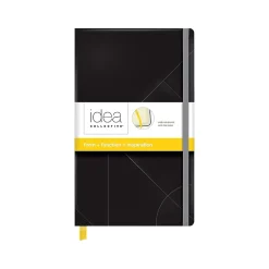 Journals|TOPS Idea Collective Journal, 5" x 8.25", Wide Ruled, Black, 240 Pages (56872)