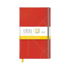 Journals|TOPS Idea Collective Journal, 5" x 8.25", Wide Ruled, Red, 240 Pages (56873)