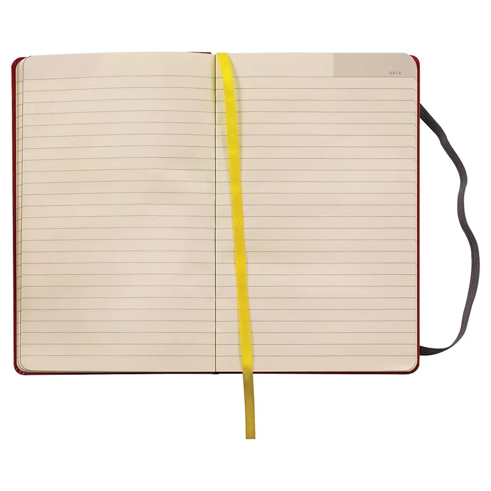 Journals|TOPS Idea Collective Journal, 5" x 8.25", Wide Ruled, Red, 240 Pages (56873)