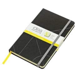 Journals|TOPS Idea Collective Journal, 5" x 8.25", Wide Ruled, Black, 240 Pages (56872)