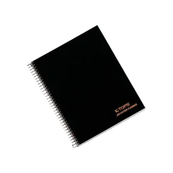 Subject Notebooks|TOPS Jen Action Planner Subject Notebook, 6.73" x 8.5", Project Ruled, 100 Sheets, Black (TOP 63828)