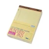 Notepads|TOPS Legal Notepad, 8.5" x 11.75", Wide Ruled, Canary Yellow, 50 Sheets/Pad, 12 Pads/Pack (TOP 75351)