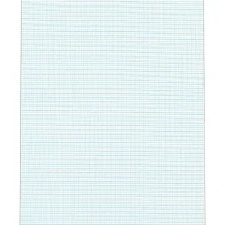 Notepads|TOPS Notepad, 8.5" x 11", Graph Ruled, White, 50 Sheets/Pad (33101)