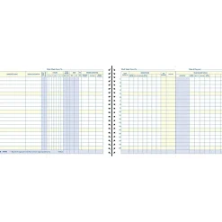 Accounting & Record Journals*TOPS Payroll Record Book, 8 1/2" x 11", Blue (AFR50)