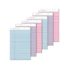 Notepads|TOPS Prism Notepad, 5" x 8", Narrow Ruled, Assorted, 50 Sheets/Pad, 6 Pads/Pack (TOP63016)