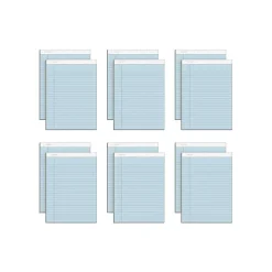 Notepads|TOPS Prism+ Notepads, 8.5" x 11.75", Wide, , 50 Sheets/Pad, 12 Pads/Pack (TOP63120) Blue