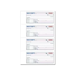 Accounting & Record Journals*TOPS Receipts, 2.75"L x 7.13"W, 100/Pack (46808)