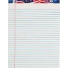Notepads|TOPS Recycled American Pride Writing Tablet, 8-1/2" x 11-3/4", Legal Ruled, White, 50 Sheets/Pad, 12 Pads/Pack (75140)