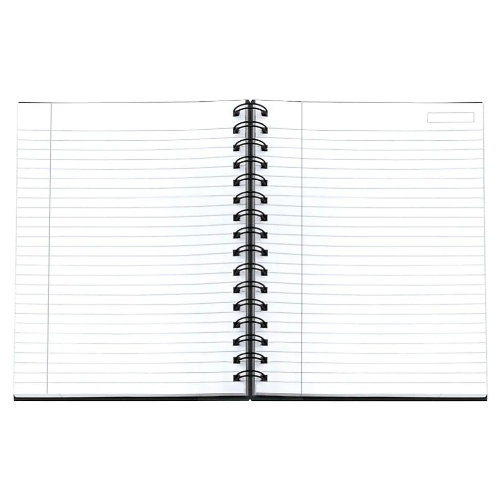 Notebooks|TOPS Royale Professional Notebooks, 5.88" x 8.25", College Ruled, 96 Sheets, Black (25330)
