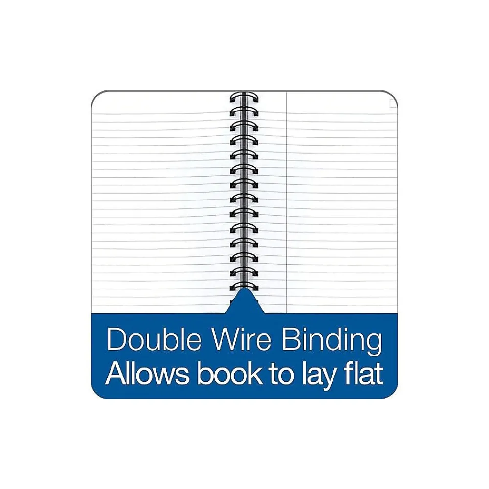 Notebooks|TOPS Royale Professional Notebooks, 5.88" x 8.25", College Ruled, 96 Sheets, Black (25330)