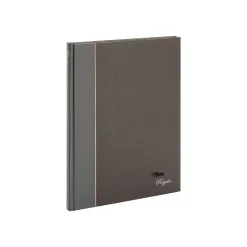 Notebooks|TOPS Royale Professional Notebooks, 8" x 10.5", College Ruled, 96 Sheets, Gray/Silver (25231)