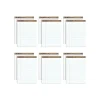 Notepads|TOPS Second Nature Notepad, 8.5" x 11.75", Wide Ruled, White, 50 Sheets/Pad, Dozen (74880)