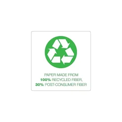 Notepads|TOPS Second Nature Notepads, 8.5" x 11.75", Wide, Canary, 50 Sheets/Pad, 12 Pads/Pack (74890)