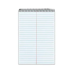 Notepads|TOPS Second Nature Steno Pad, 6" x 9", Gregg Ruled, White, 80 Sheets/Pad (TOP 74688)