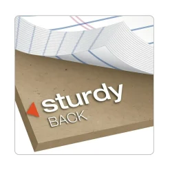 Notepads|TOPS ® The Legal Pad™ Plus, White, Jr Legal Ruled, 5