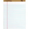 Notepads|TOPS The Legal Pad Plus Writing Pads, 8-1/2" x 11-3/4", Legal Ruled, White, 50 Sheets/Pad, 12 Pads/Pack (71533)