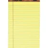 Notepads|TOPS The Legal Pad Writing Pad, Canary, Legal Ruled, 50 Sheets/Pad, 12/Pack