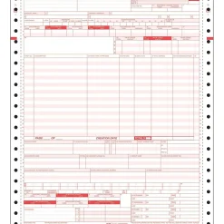 Medical Forms*TOPS UB04 Health Care Form, Revised, HCFA Compliant, 8 1/2" X 11", 2500/Carton (59770R