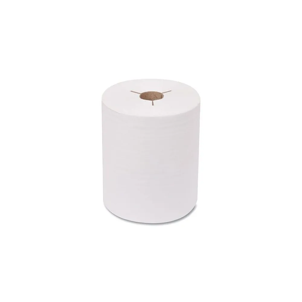 Tork Advanced Hand Towel Roll, Notched, 1-Ply, 8 x 11, White, 491/Roll, 12 Rolls/Carton (TRK8634550)