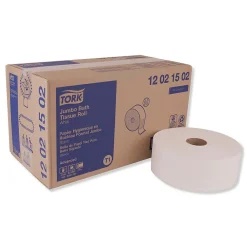 Advanced Jumbo Bath Tissue, Septic Safe, 2-Ply, White, 1600 ft/Roll, 6 Rolls/Carton (TRK12021502)<Tork New
