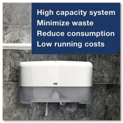 Advanced Mini Jumbo Roll Bath Tissue, Septic Safe, 2-Ply, White, 3.48