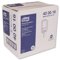 Premium Alcohol Gel Hand Sanitizer, 33.8 oz., Light Scent, 6/Carton (400016)<Tork Online