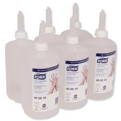 Premium Alcohol Gel Hand Sanitizer, 33.8 oz., Light Scent, 6/Carton (400016)<Tork Online