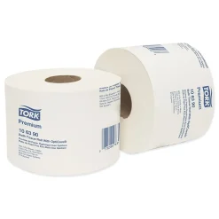 Premium Bath Tissue Roll with OptiCore, Septic Safe, 2-Ply, White, 800 Sheets/Roll, 36/Carton (TRK106390)<Tork Hot
