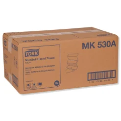Tork Universal Multifold Hand Towel, 9.13 x 9.5, Natural, 250/Pack,16 Packs/Carton (TRKMK530A)