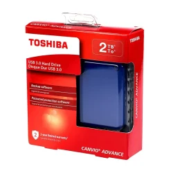 Outlet Toshiba Canvio Advance HDTC920XL3AA 2TB USB 3.0 Portable External Hard Drive, Blue