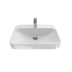 Toto Arvina Vessel Vitreous China Bathroom Sink, Cotton White (LT416G#01)