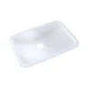 Toto Rectangular Undermount Bathroom Sink with CeFiONtect™, Cotton White (LT542G#01)