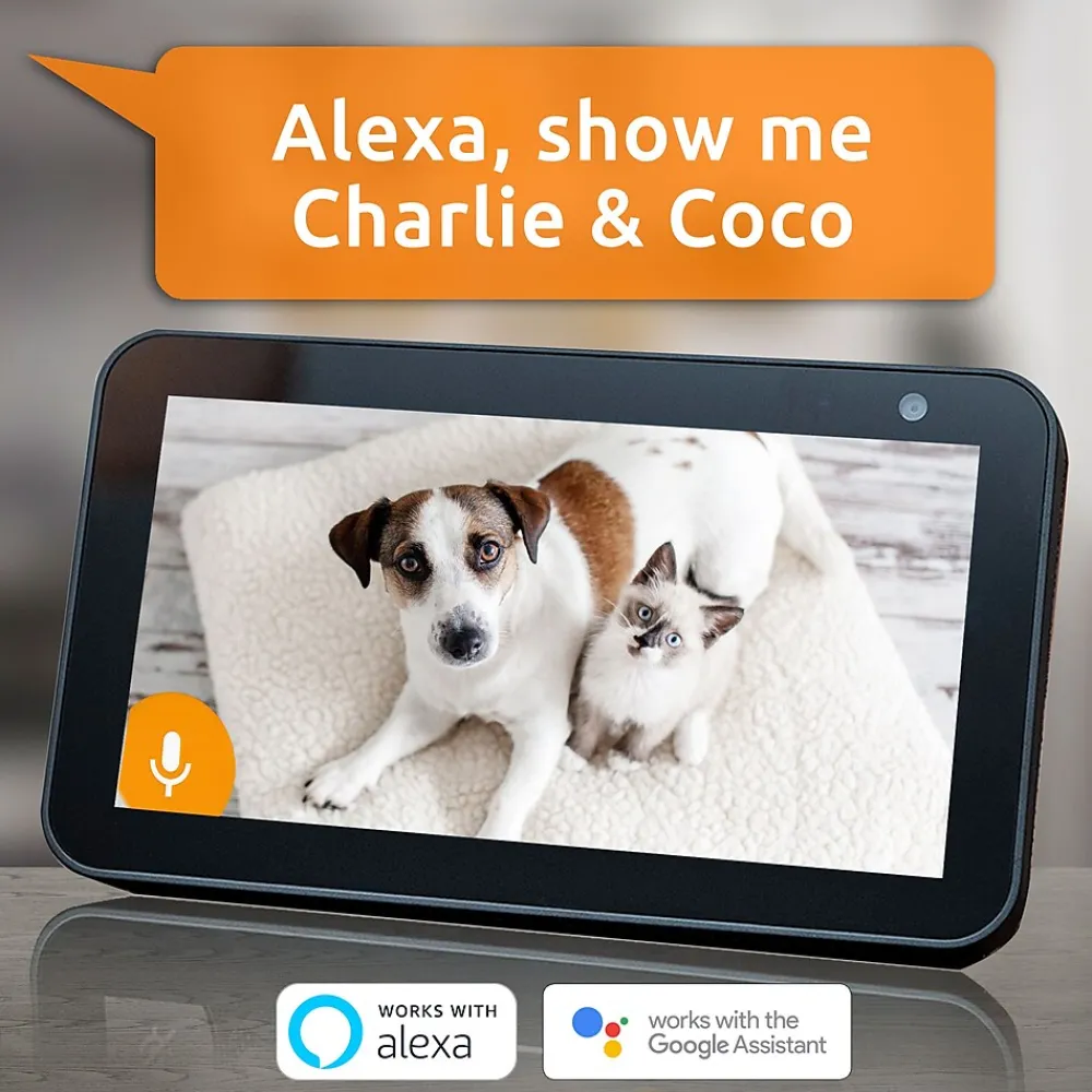 Toucan Seek Wireless Indoor Smart Plug-In Pan and Tilt Security Camera Wi-Fi Night Vision 2-Way Talk Live View, White