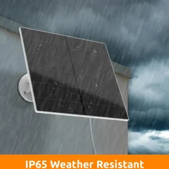 Toucan Solar Panel Charger 9.8 ft. Charging Cable IP65 Weather Resistant Adjustable Wall Mount (TNTSCP05GR)