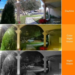 Toucan V3 Wireless Battery Operated Video Doorbell, Chime, Night Vision, Wi-Fi, IP56 Weather Resistant, Black