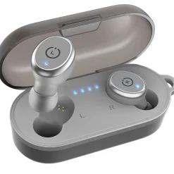 T10S Wireless Earbuds, Bluetooth, Gray (T10SGRY)<TOZO Best