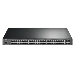 Best TP-LINK JetStream 48-Port Gigabit Ethernet PoE+ Managed Switch, Black (TL-SG3452P)