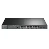 Outlet TP-LINK JetStream 24-Port Gigabit Ethernet PoE+ Managed Switch, Black (TL-SG3428MP)