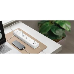 TP-LINK Kasa Smart 3-Outlet 2-USB Port Surge Protector, White (KP303)