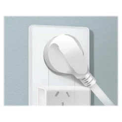 TP-LINK Kasa Smart 3-Outlet 2-USB Port Surge Protector, White (KP303)